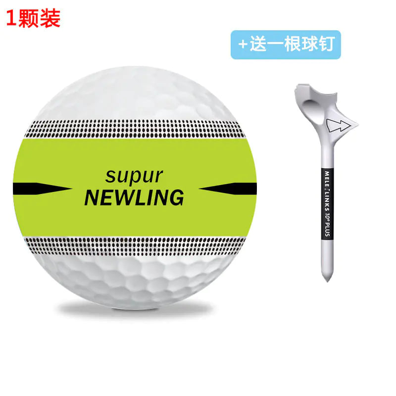 New Three-Layer Golf Balls with Seamless Design