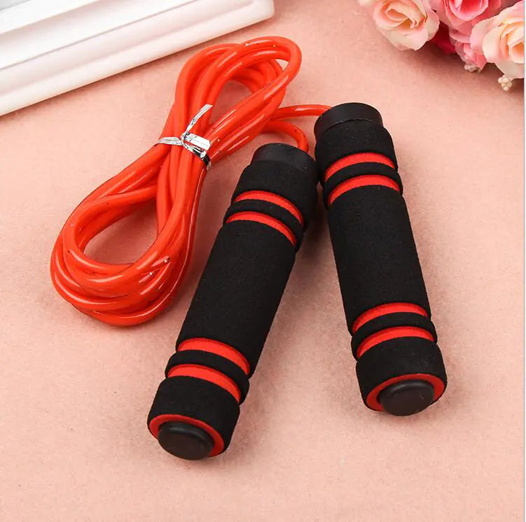 Adjustable Red Jump Rope for Fitness