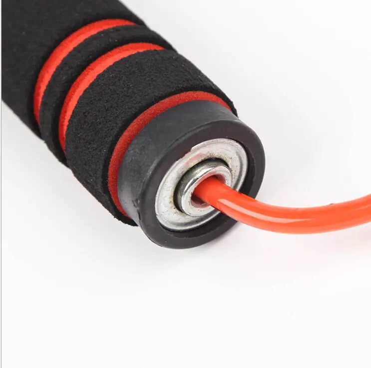 Adjustable Red Jump Rope for Fitness