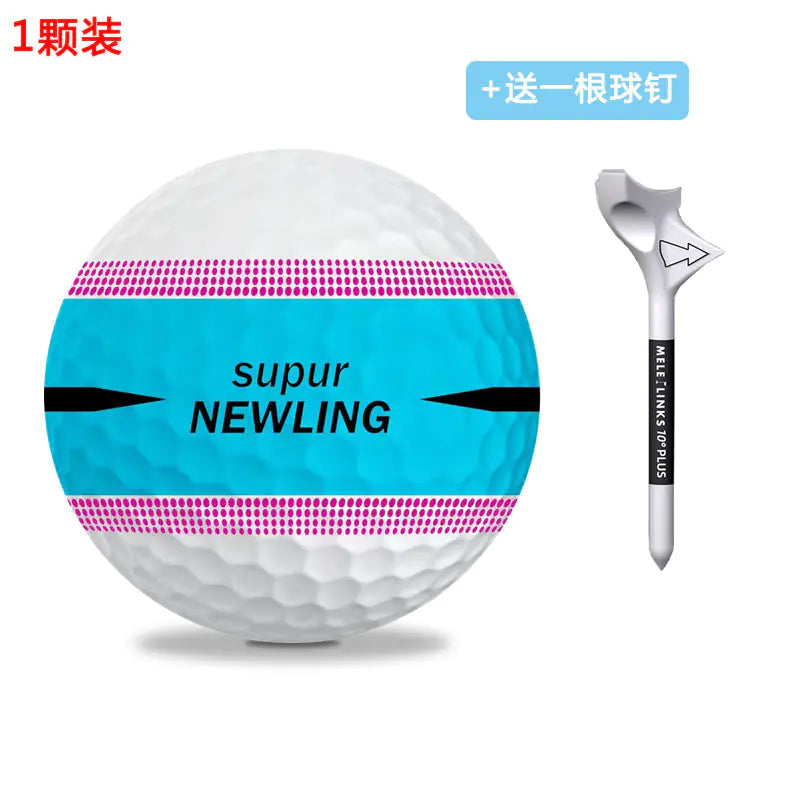 New Three-Layer Golf Balls with Seamless Design