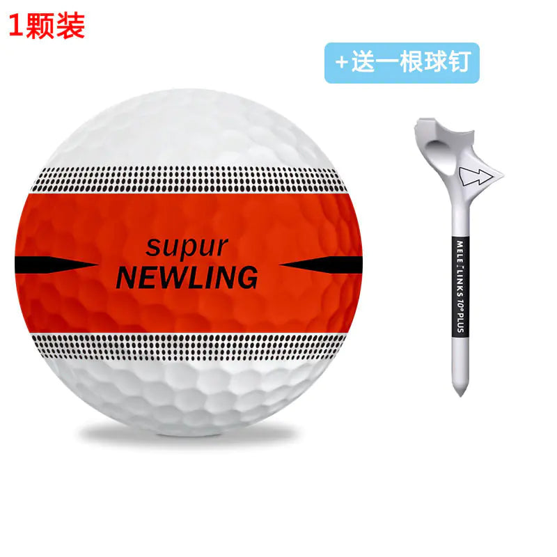 New Three-Layer Golf Balls with Seamless Design